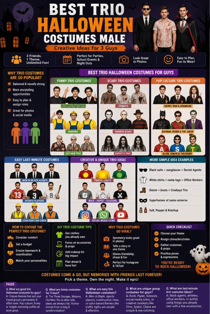 Best Trio Halloween Costumes Male