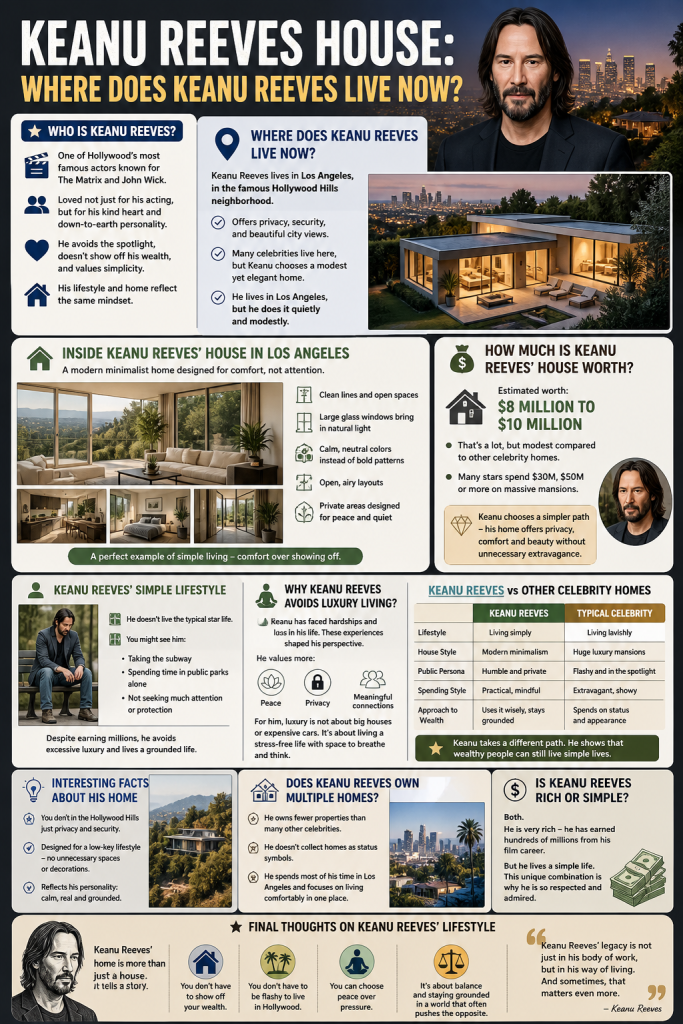 Keanu Reeves House: Where Does Keanu Reeves Live Now?