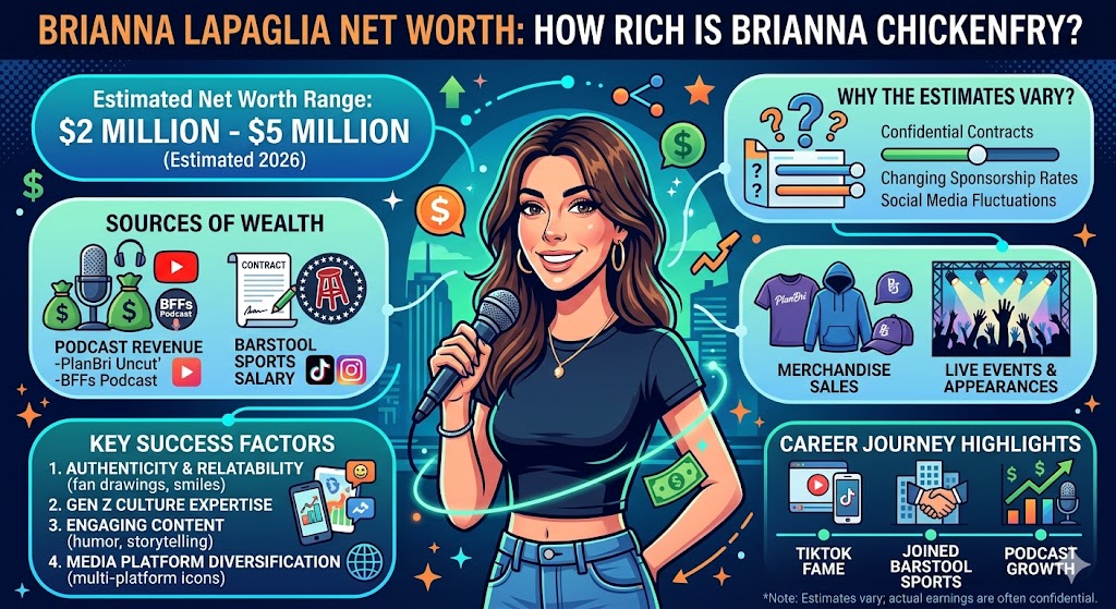 Brianna LaPaglia Net Worth: How Rich Is Brianna Chickenfry?