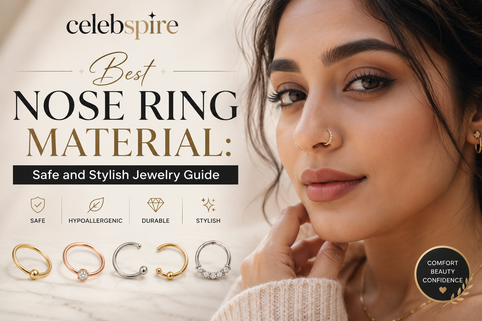 Best Nose Ring Material: Safe and Stylish Jewelry Guide