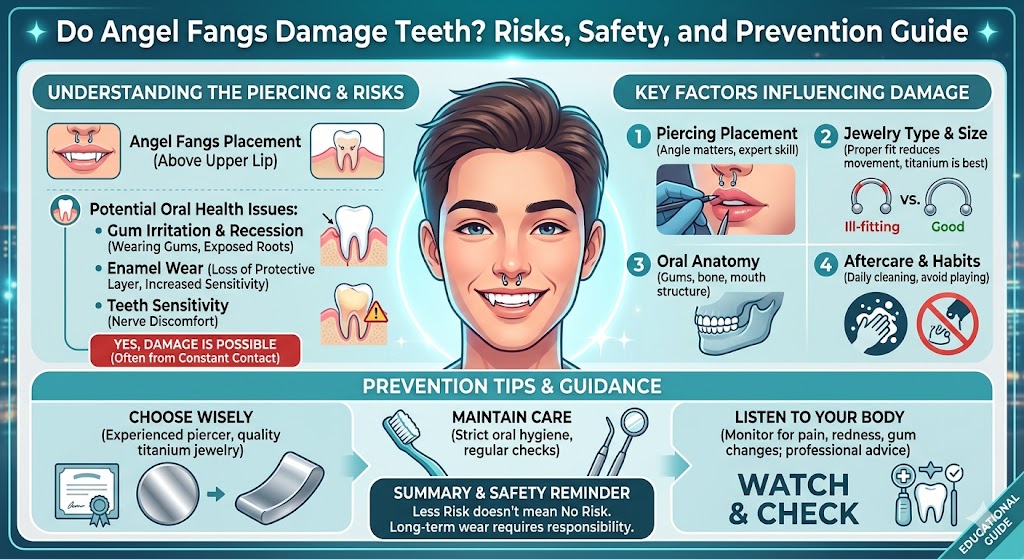 Do Angel Fangs Damage Teeth? Risks, Safety, and Prevention Guide