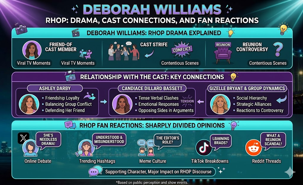 Deborah Williams RHOP: Drama, Cast Connections, and Fan Reactions