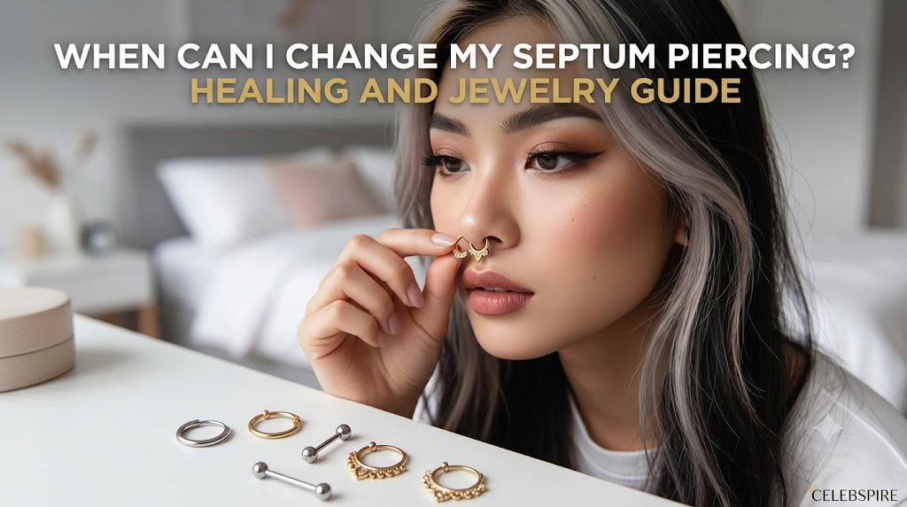 When Can I Change My Septum Piercing? Healing and Jewelry Guide